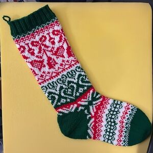 Christmas Stocking HAND KNIT